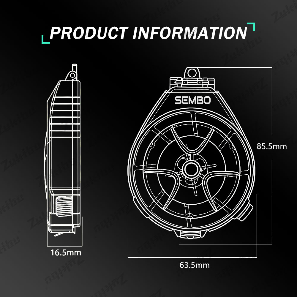 ZUKIBO Caixa compacta de armaz - Fishing Line Dispenser avaliação e preço