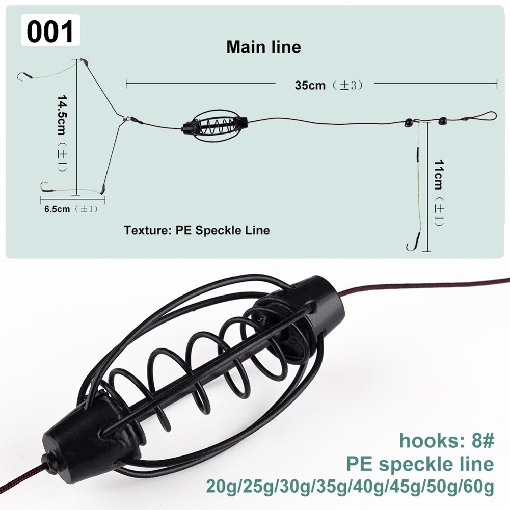 1 pçs alimentador de pesca da  - Monofilament Line avaliação e preço