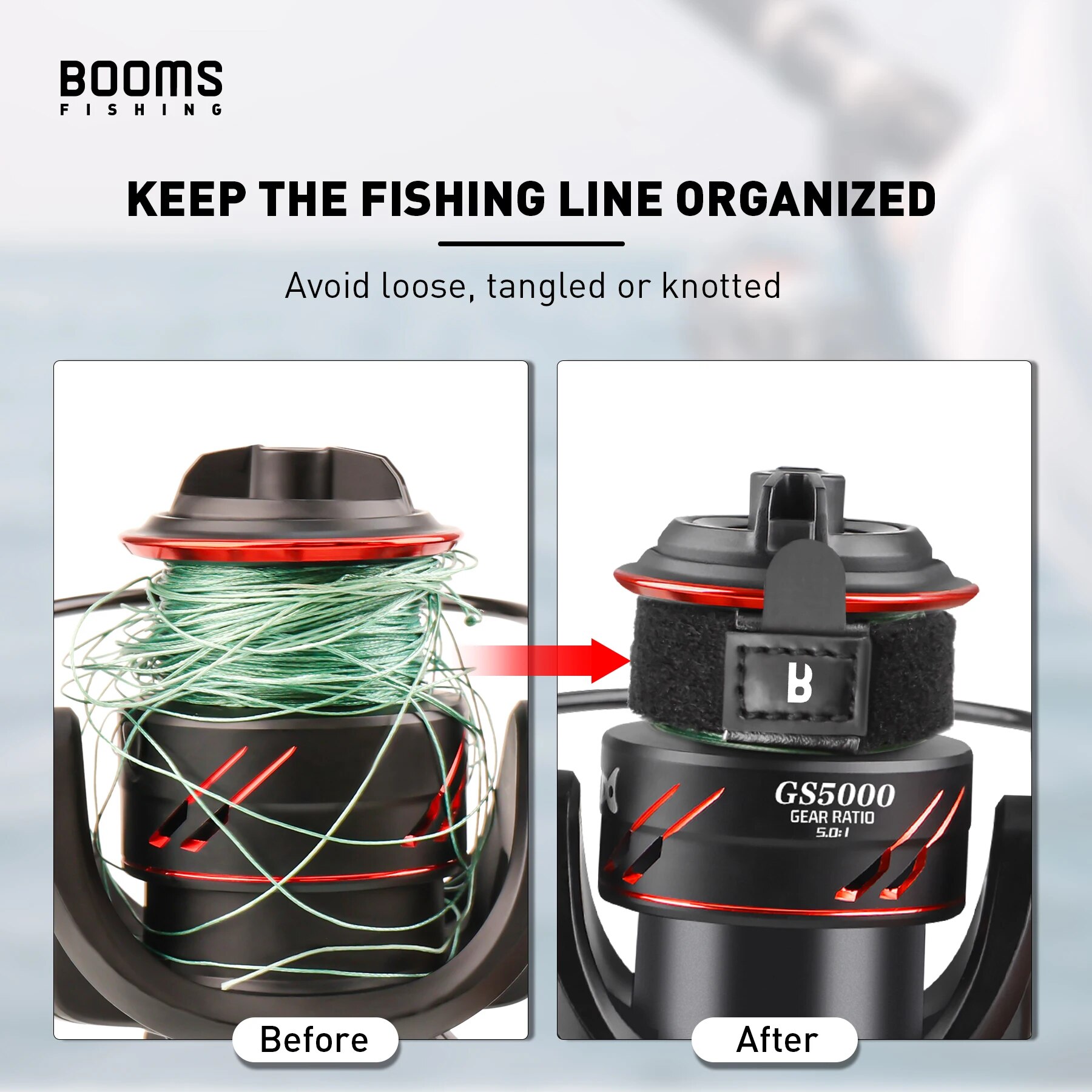 Booms Pesca Spinning Reel Prot - Fishing Line Dispenser avaliação e preço