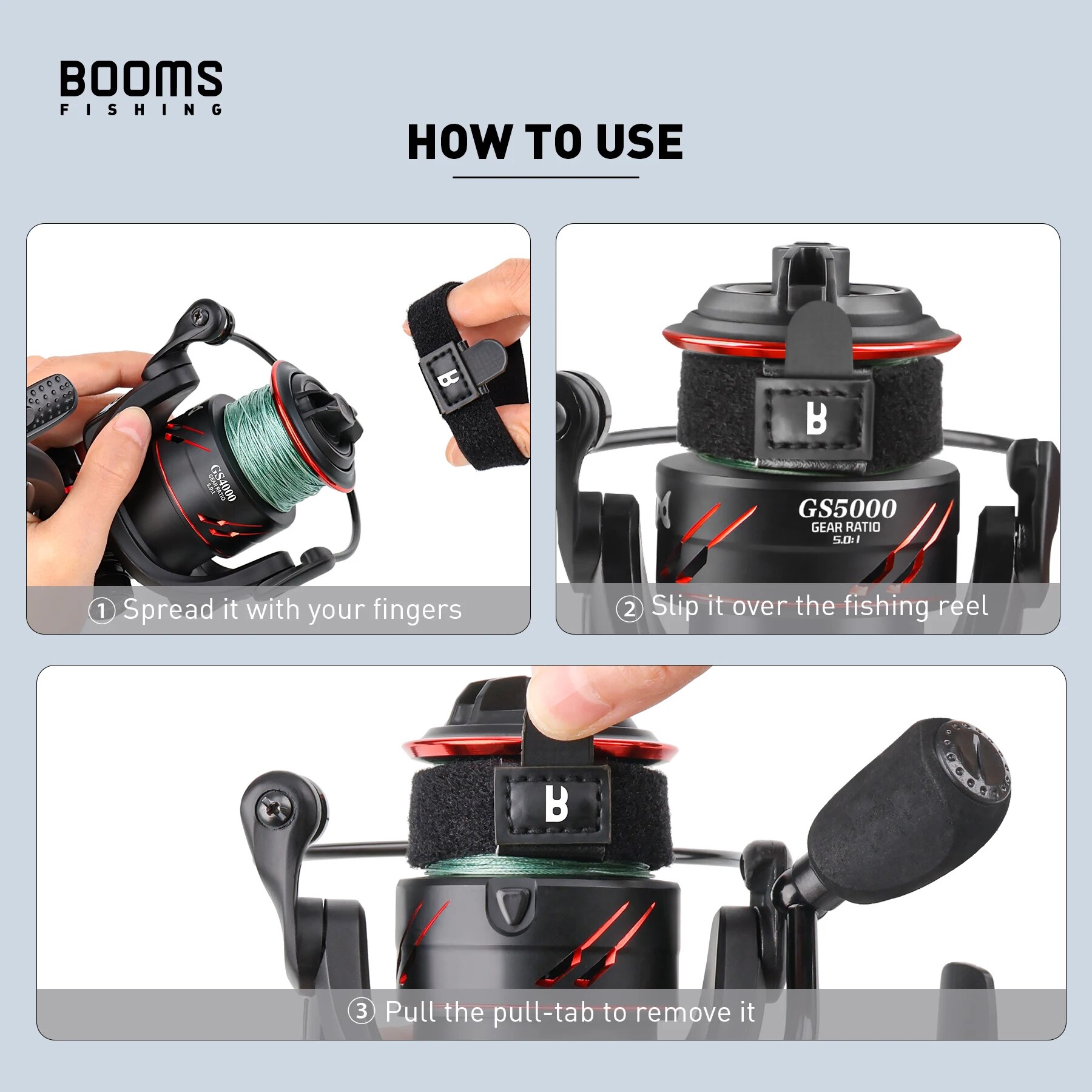Booms Pesca Spinning Reel Prot - Fishing Line Dispenser avaliação e preço